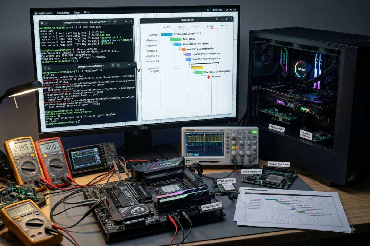 HOO active development, testing, and future hardware roadmap