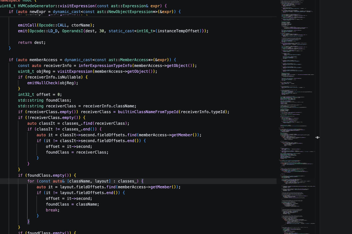 HOO systems programming language project