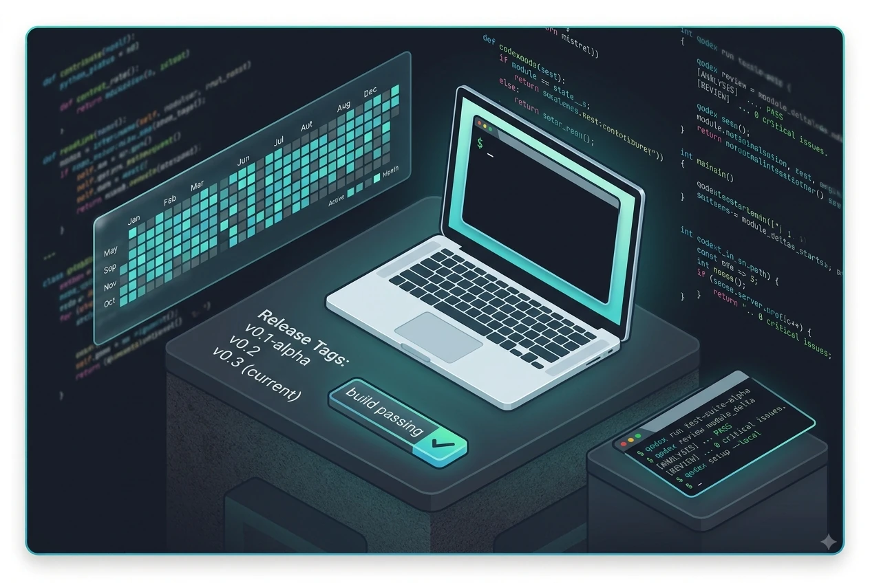 Qodex active development, testing, releases, and cross-platform builds
